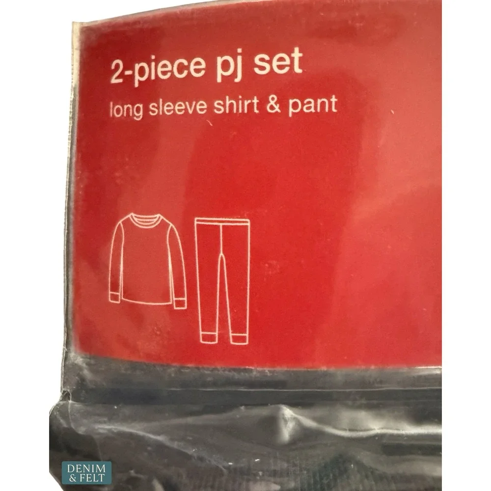 NEW Gap Kids Organic Cotton Blackwatch Plaid Holiday Pajama Set Cozy 12-18M‎